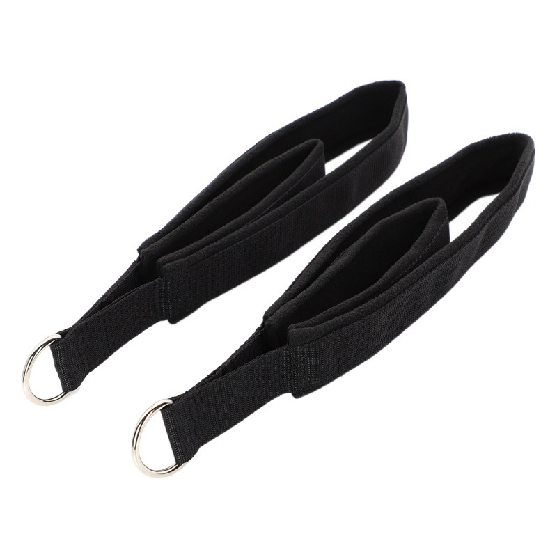 Doble anillo de pilates yoga hebilla de tobillo correa de becerro correa de muñeca correa de la manija correas de doble lazo