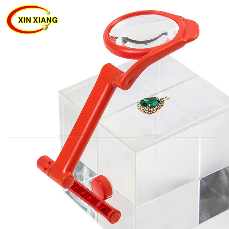 Стенд музей присоски Зеркало наблюдения 8 раз портативный увеличительное стекло ювелирный шкаф ремесла признательность расширение зеркало