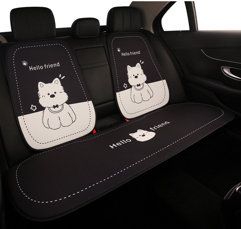 West Highland Cute Four Seasons General Breathable Car Seat for Audi Q2L Q3 Q4 Q5L A3L