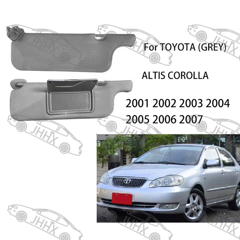 COROLLA卡罗拉花冠带化妆镜2001 2022 2003-2007遮阳板前挡阳板