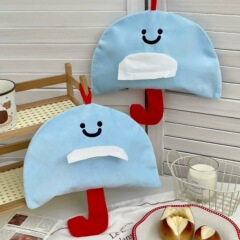 小さい傘のティッシュの袋ins風の小さい大衆の客間の高い顔の値は紙の箱の寝室の壁掛け式のティッシュの袋を引き出します。