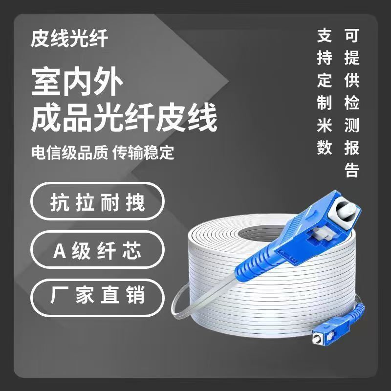 Fiber Optic Patch Cord Single-Mode Single-Core Sc Connector Dual-Core Home Indoor and Outdoor Optical Cable Finished Line Extension Line