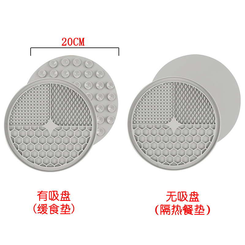 Estera de lamido de mascotas con ventosa perro antiestrangulador dispensador de comida lenta Slow Food Bowl gato y perro placa estera de comida lenta estera de silicona para perros