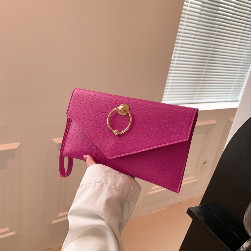 Women's Small All Seasons Pu Leather Elegant Classic Style Envelope Bag Clutch Bag display picture 3