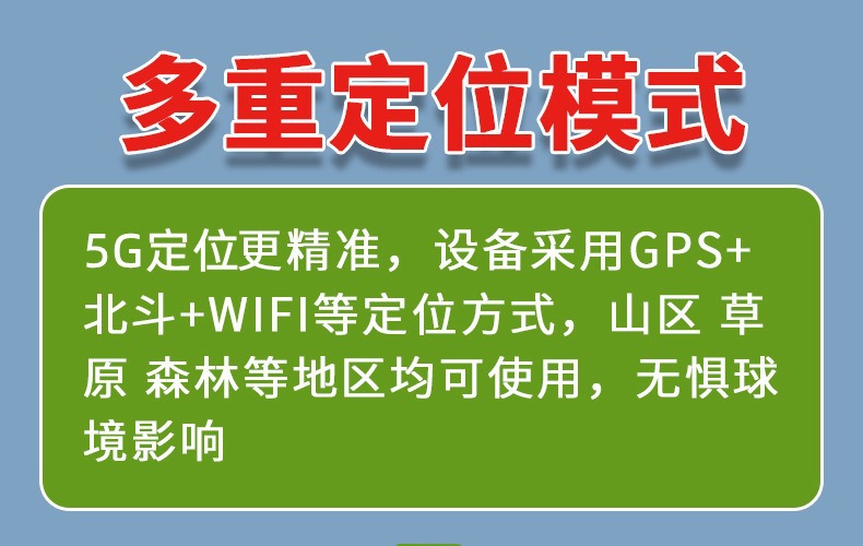 Pet Dog Solar-Powered 5g Beidou Satellite Anti-Lost Device with Collar Tracker Pet Locator Gps