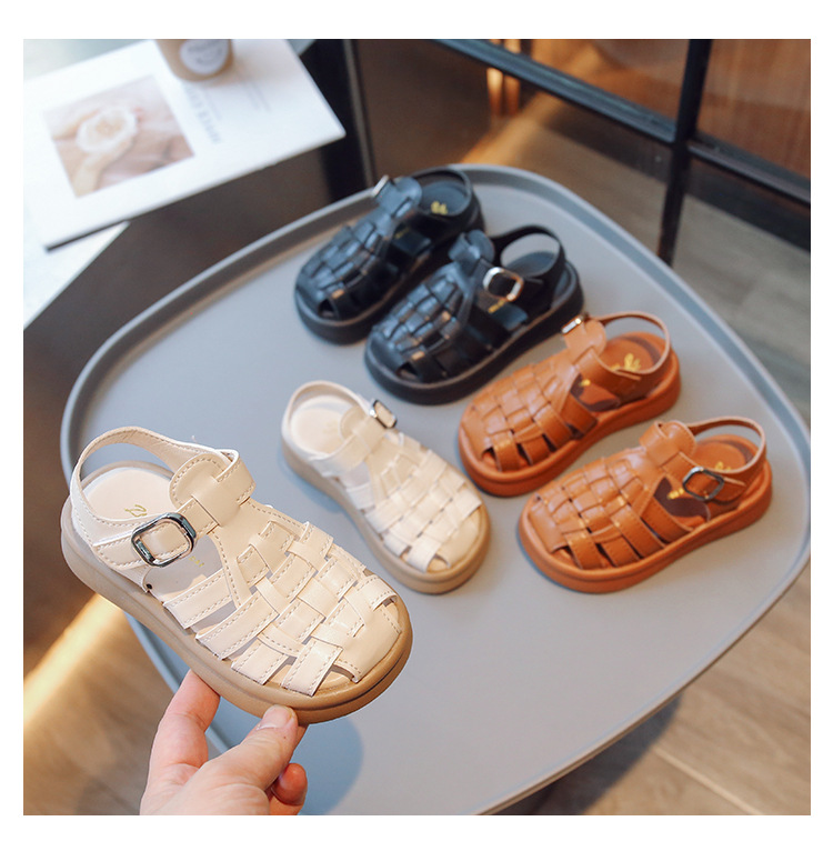 2023 Nuovi sandali estivi per ragazzi e ragazze Edizione coreana Scarpe da spiaggia per studenti traspiranti per bambini in gomma_voghion.com