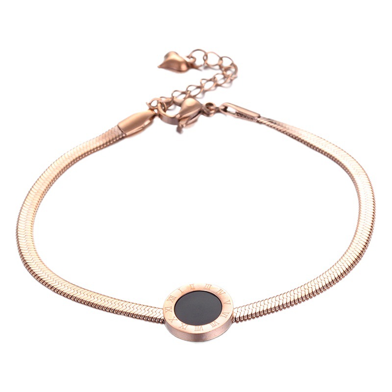 Corea del Sur de moda todo fósforo elegante pulsera digital romana nicho femenino diseño ins luz lujo de alta calidad accesorios verano