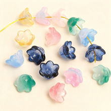 7x12mm铃兰花散珠铃铛diy饰品琉璃配件材料手串手链串珠珠子配件