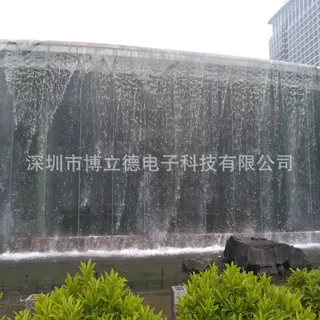 室内室外数字水帘厂家专业安装室内酒店水幕墙流水喷泉