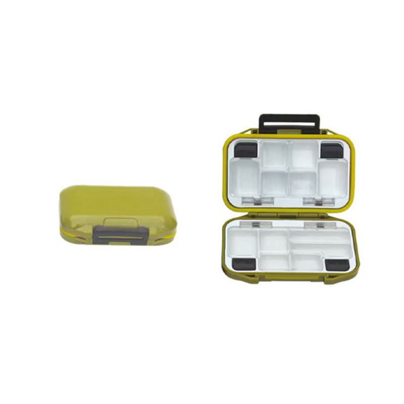 Caja de accesorios de pesca Caja de herramientas Caja portátil de almacenamiento de gancho Caja de cebo de pesca salvaje Caja de accesorios de puerto