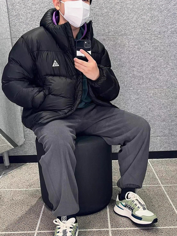 新款ACG冬季棉服外套防风防水加厚刺绣保暖面包棉衣宽松男女连帽|undefined