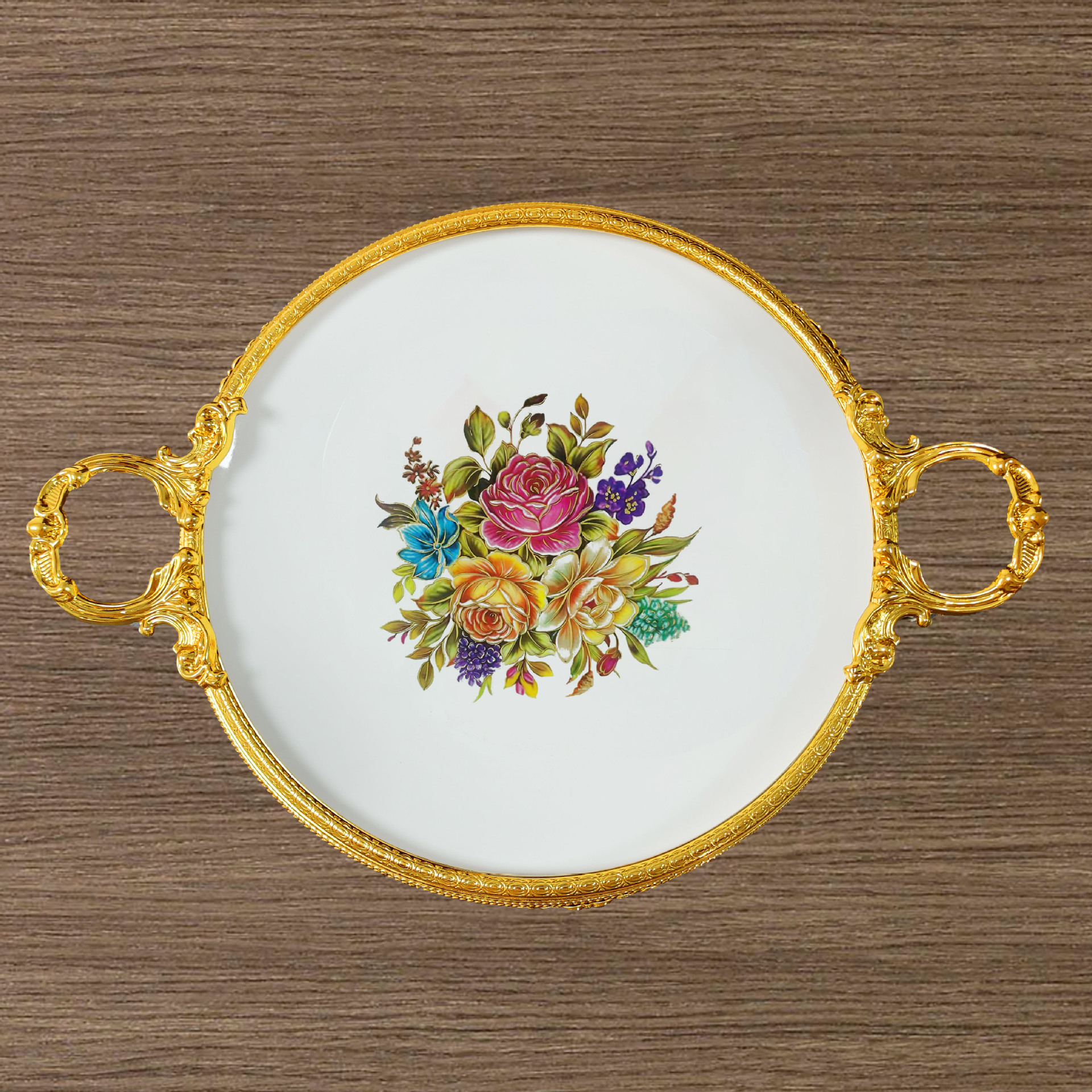 둥근 세라믹 나비 엔드 플레이트