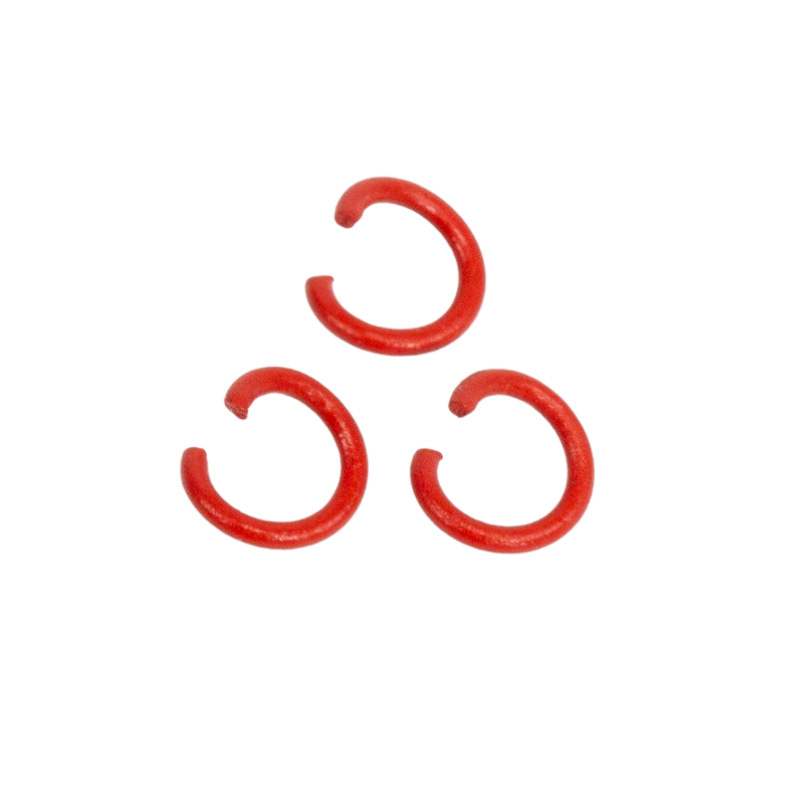 Pintura de color abierto anillo de conexión de hierro pulsera collar material hecho a mano DIY accesorios de la joyería