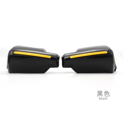 Motorcycle scooter handlebar guard Iron Horse handlebar windshield front windshield cover windproof modified accessories (Motorcycle Safety Supplies) - price-for-a-pair-of-iron-horse-hand-guards-black