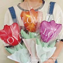 母亲节女神节情人活动节爱心气球花束花朵求婚告白铝膜气球商场