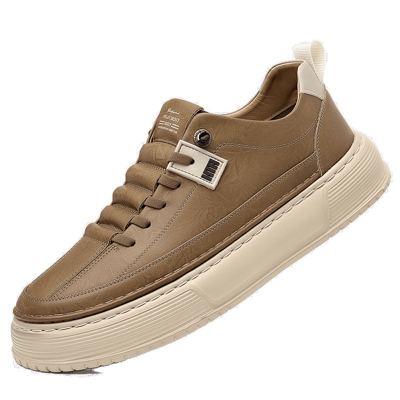 Nuevos zapatos casuales retro de verano para hombres británicos, zapatos de skate elevados, zapatos de hombre bajos y transpirables al por mayor.