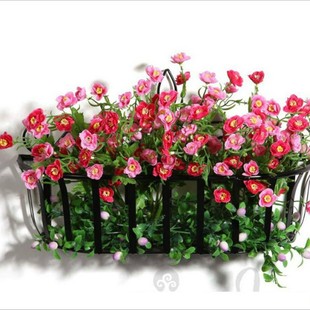 European-style wrought iron indoor flower rack wall hanging flower basket bedroom storage rack multi-meat small basin rack manufacturers supply