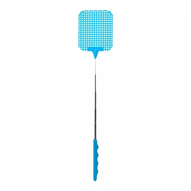 Retractable Long Fly Spatter Household Thickened Mosquito Spatter Manual Multifunctional Stainless Steel Mesh Surface Mosquito Repellent Spatter