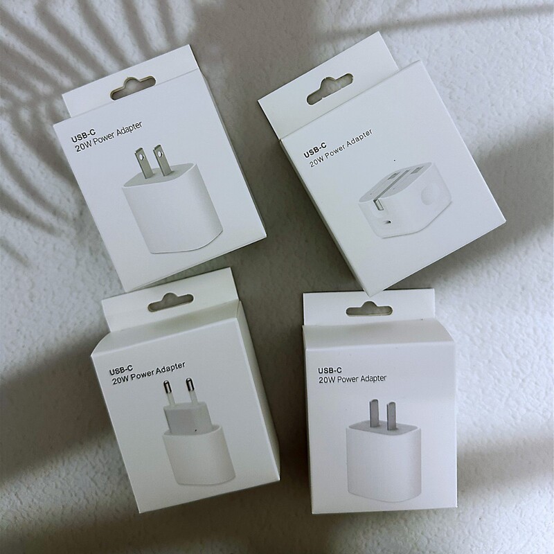 Suitable for Apple PD20W charger packaging box PD charging head color box in the United States, European regulations, British regulations packaging Suitable for Apple PD20W charger packaging box PD charging head color box in the United States, European regulations, British regulations packaging
