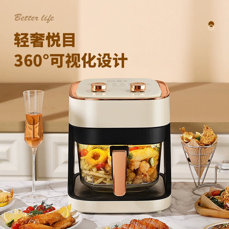 扬子 Air fried pot custom -visual home multi -functional fryer large -capacity air fryer supporting factory supporting factory