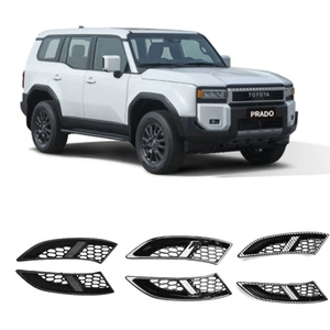 24-25 Toyota Prado LC250 Ön Bamper Duman Fara Çərçivəsi, Hava Girişi Həşərat Toru Aksesuarları
