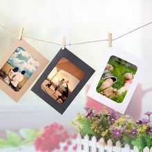 10 Pcs DIY Kraft Paper Photo Frame 3-7 inch Hanging Wall