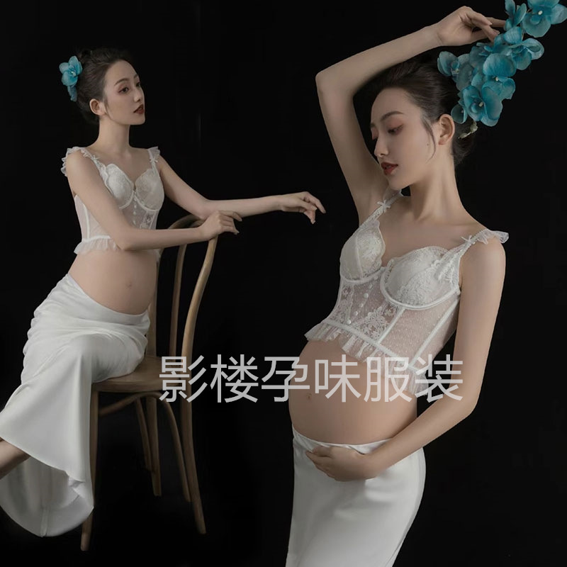 Photo studio pregnant women's new photography clothing small fresh sexy beautiful suspender skirt belly mommy photography clothes Photo studio pregnant women's new photography clothing small fresh sexy beautiful suspender skirt belly mommy photography clothes