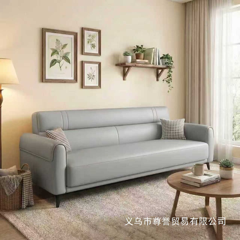 New Model Cat-Scratch-Resistant Multifunctional Folding Sofa Bed for Small Apartments, Living Rooms, Rental Homes, Double or Triple Sofa