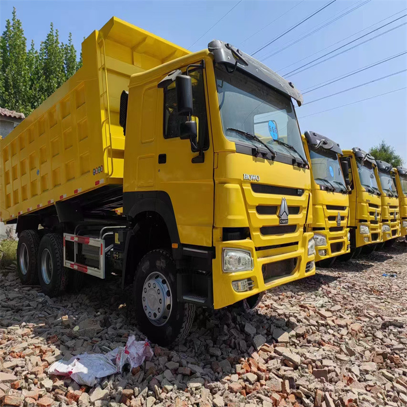Export Used Howo Dump Truck 371 Horsepower Front Four Rear Eight 12 Wheel Dump Truck African Mining Truck