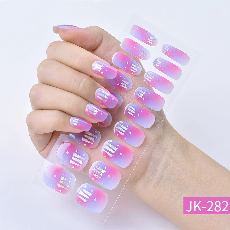 Набор для ногтей XT Gel с наклейками, искусственные ногти и лак для ногтей