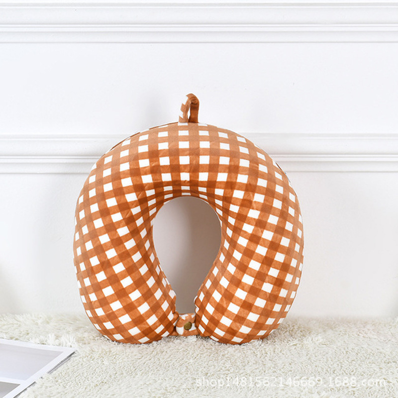 Almohada en Forma de U al por Mayor con Logotipo Personalizable, Almohada para Siesta, Almohada de Viaje para Coche, Almohada de Descanso para Avión, Almohada para Dormir de Lado