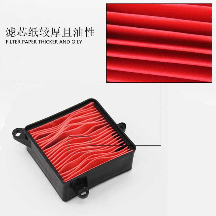 Pedal motocicleta guangyang125 heroico pequeño guapo pento / de confianza / Zhongke filtro de aire limpiador