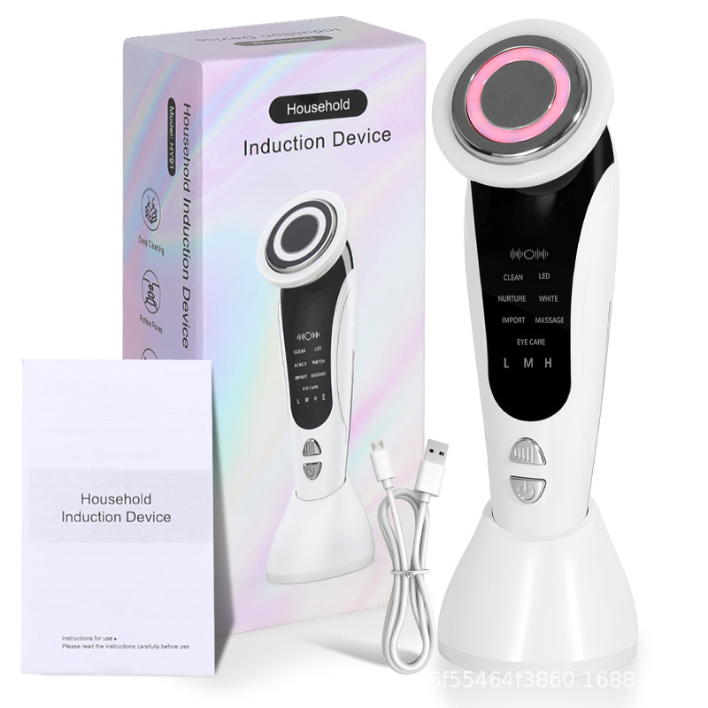 New Handheld Cold Light Thermal Conductivity Beauty Introduction Instrument Facial Vibration Massage Beauty Instrument Beauty Neck Instrument Facial Care
