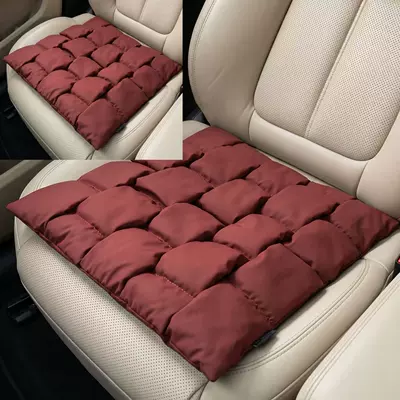 seasons, filled with memory foam, anti-stain | Universal seat cover - bubble-seat-cushions-volcano-red-pair-4343