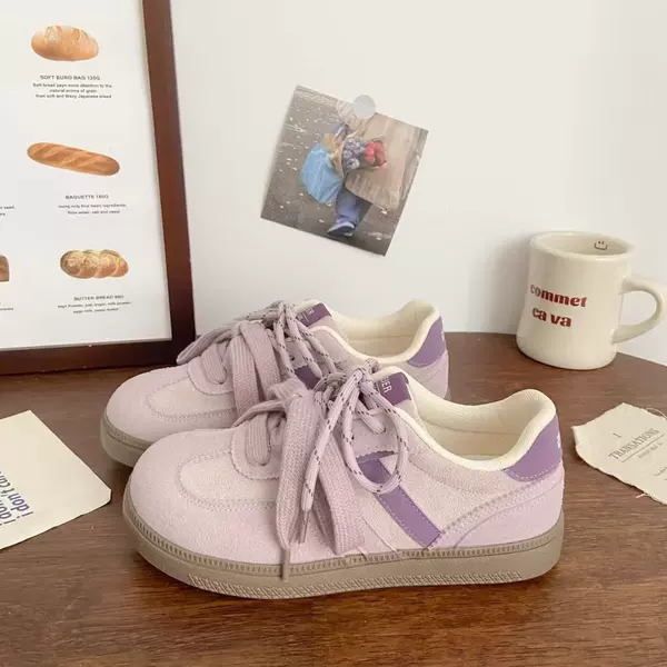 Gentle Purple Training Shoes, Slimming and Versatile, New Chinese Style 2026 Model, Niche Summer Shoes, Trendy Student Version