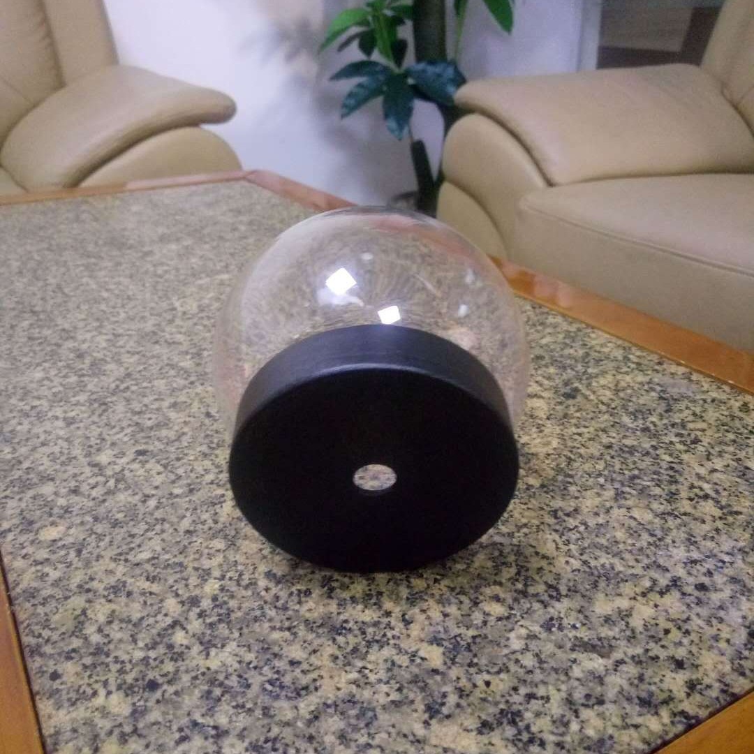 투명 볼 그늘 100MM 플라스틱 아크릴 PC 나사 치아 라운드 LED 볼 블리스 터