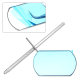 Wholesale Grafting Eyelash Examination Mirror Handheld Square Eyelash Examination Mirror Stainless Steel Eyelash Aids