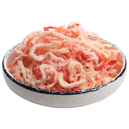 Carbon-grilled squid strands 500g large package ready-to-eat shredded seafood snack Beihai specialty squid strips snack seafood