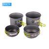 Outdoor 201 Camping Pot can load the furnace head flat gas can hold the pot portable aluminum oxide and heat insulation 2-3 people put the pot