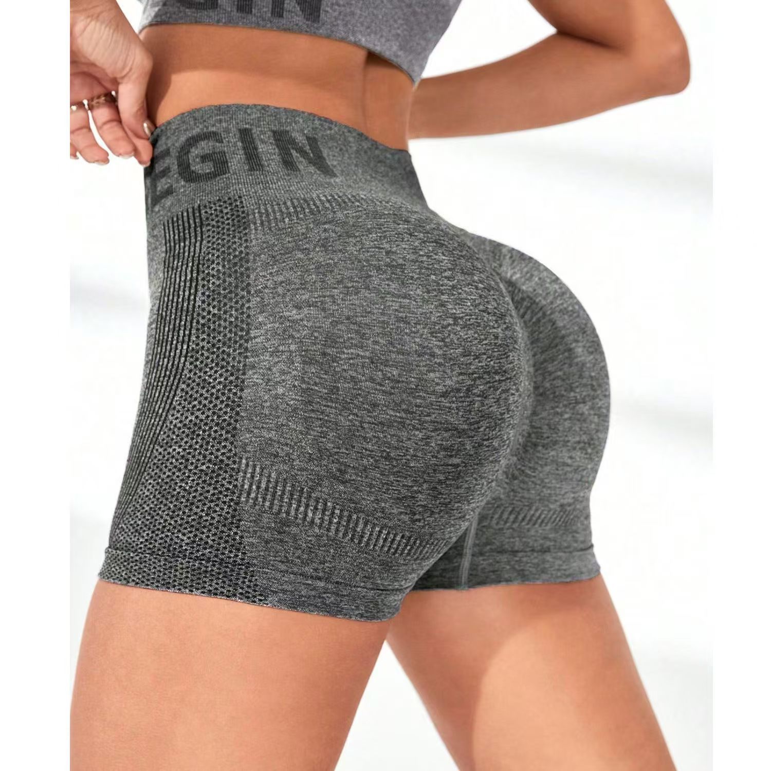 2024 red red pantalones de calzado de cintura alta de mel mel mel de humuera letras apretadas pantalones de entrenamiento de lavar arena pantalones deportivos de color sólido