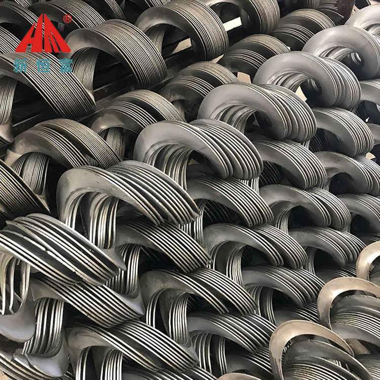 恒富机械螺旋绞龙叶片 单片绞龙螺旋叶片 提升机分段无轴绞龙叶