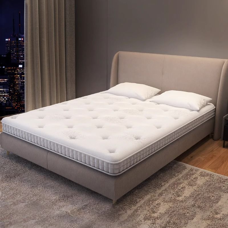 Five-star hotel white thin mattress 15cm thick independent spring 5cm latex home high box bed cushion