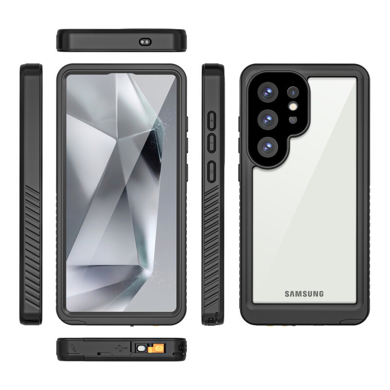 Suitable for Fm Series Samsung S25Ultra Cycling Waterproof Phone Case, All-Inclusive Anti-Fall Outdoor Sports Protective Case