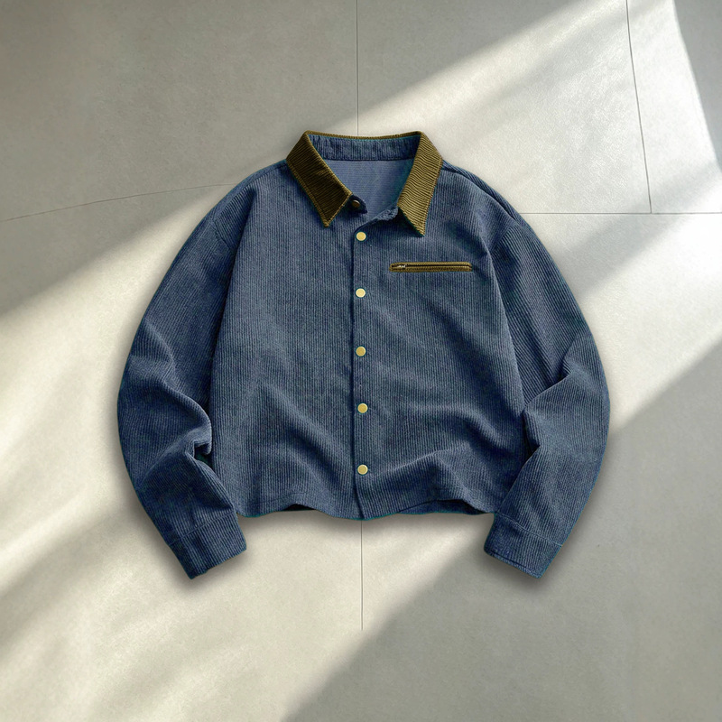 High-end American retro Carhartt hunting shirt jacket for men, new autumn model with contrasting color patchwork and turn-down collar work jacket High-end American retro Carhartt hunting shirt jacket for men, new autumn model with contrasting color patchwork and turn-down collar work jacket