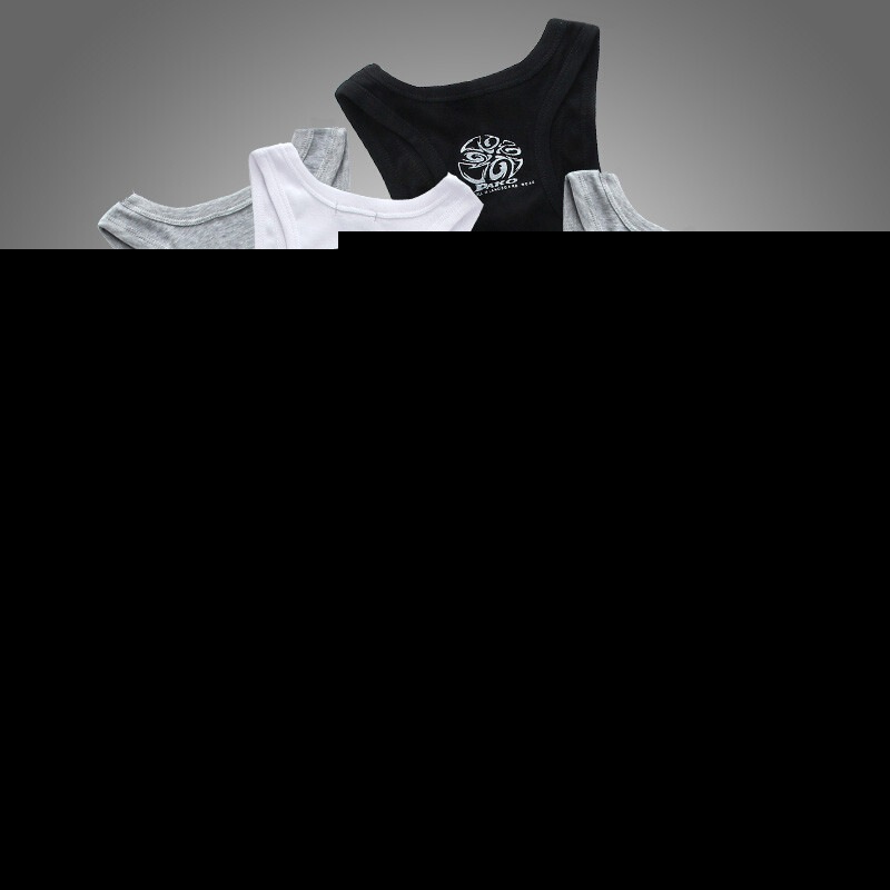 Printed Vest Men's Slim-Fit Tight-Fit Sweatshirt Summer Two-Strap Strap Facebook Hurdle Two-Strap I-Shaped Sport