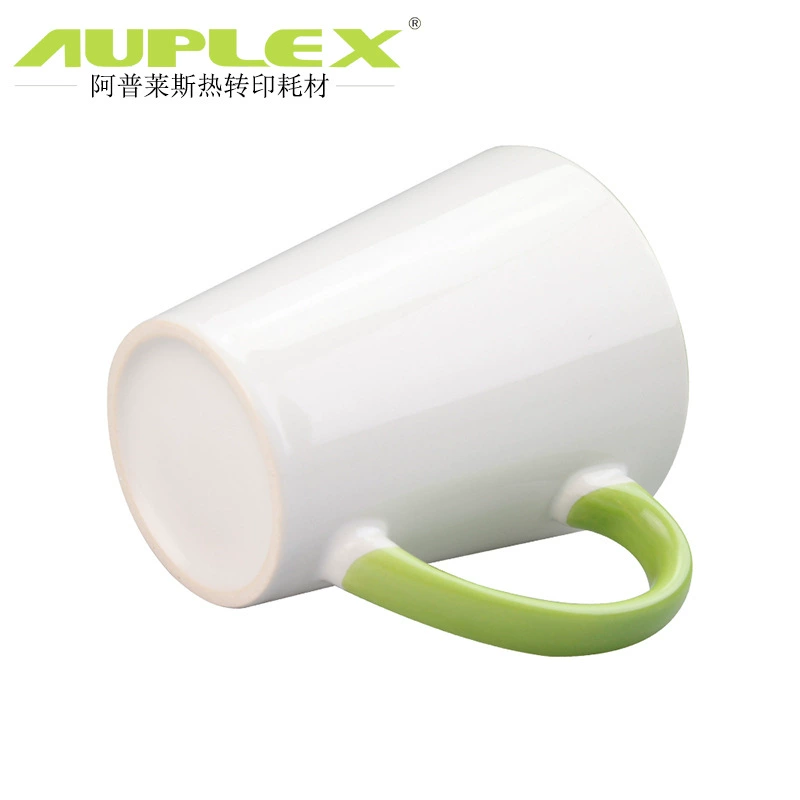 Внутренняя окрашенная чашка горячий перенос Марк чашка керамическая чашка горячий белый расходники оптом 12oz двойной цвет конус чашка