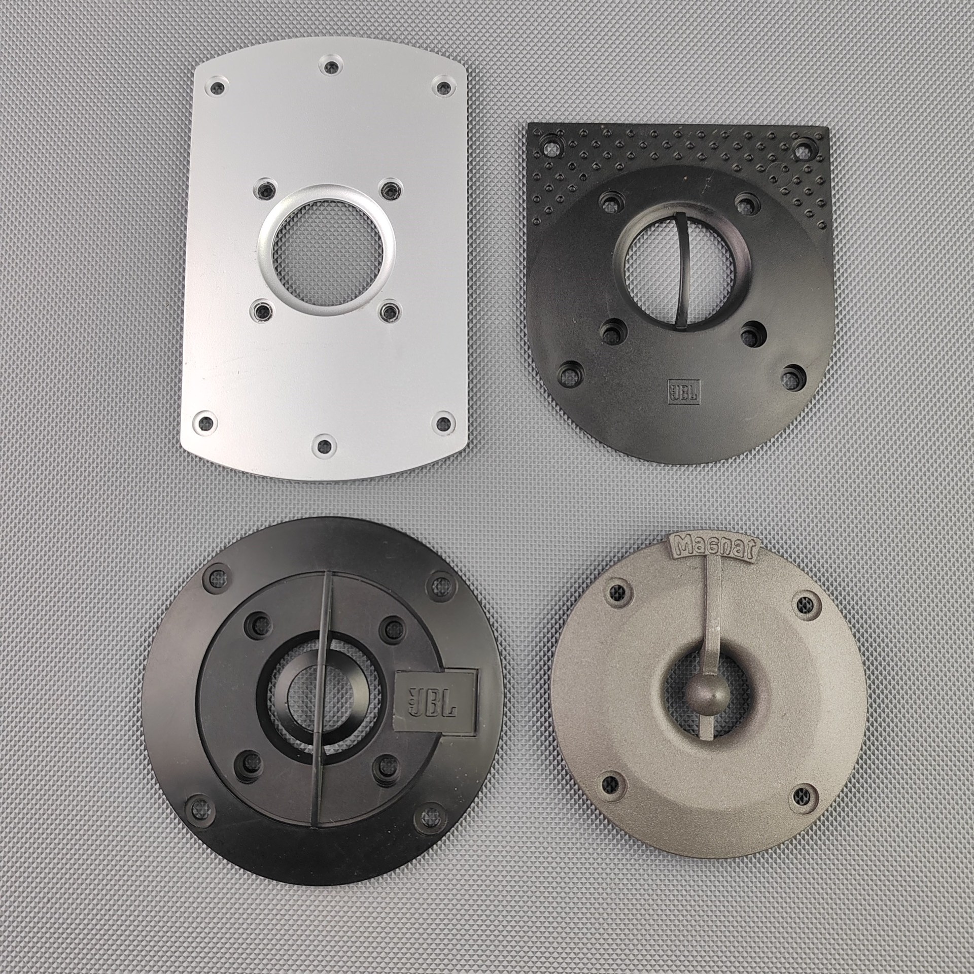 4寸高音喇叭JBL面板配件黑色银色塑料装饰维修hifi发烧