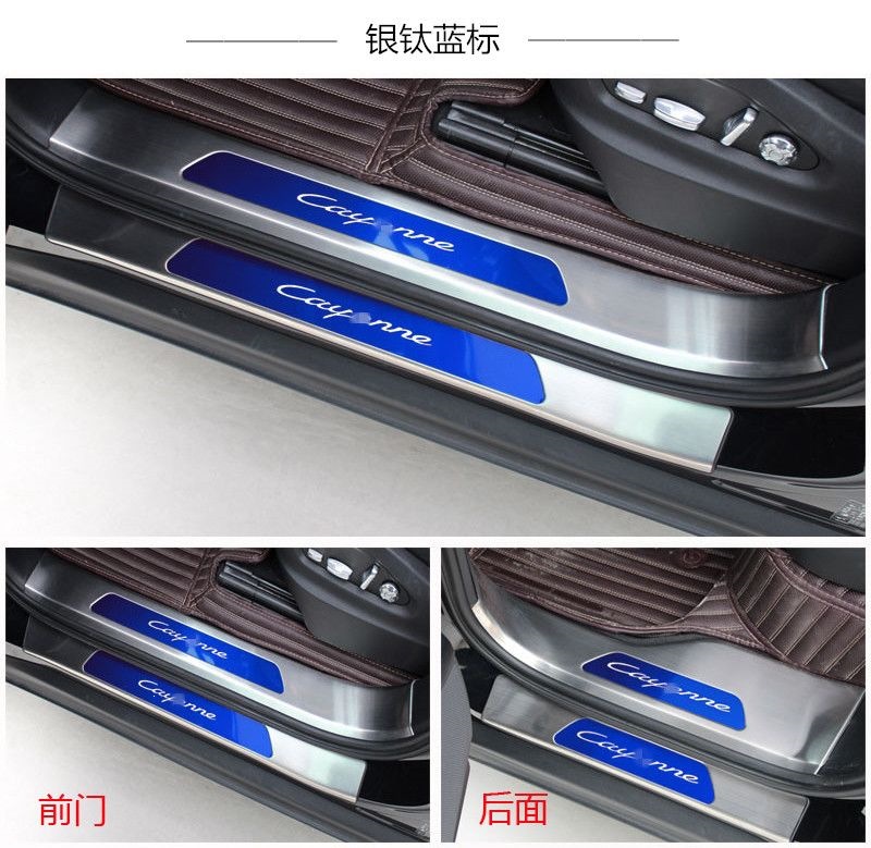 Tank 700 door sill plate, welcome pedal modification, stainless steel trunk guard, anti-scratch decorative accessories, protective sticker