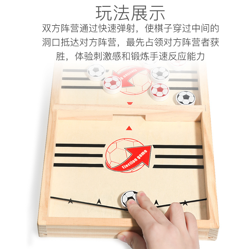 Doble batalla jugando ajedrez escritorio catapulta madera niños Escuela Primaria estudiante Mesa juego padre-hijo juguete interactivo