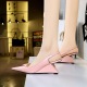 1097-K27 Korean Fashion Lacquer Leather Shallow Mouth Pointed Hollow Back Strap High Heel Slope Heel Shoes Women's High Heel Shoes